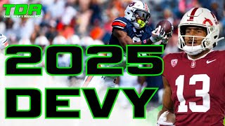 Way too early 2025 WR to BUY in Devy Leagues  NFL Draft [upl. by Nosned]