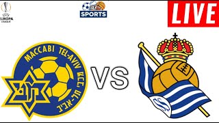 Maccabi Tel Aviv vs Real Sociedad Live Score l Uefa Europa League 2025 l Full Match Streaming [upl. by Debee]