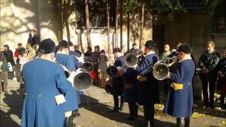 CORS DE CHASSE POUR LA ST HUBERT DEVANT SAINT NICOLAS DU CHARDONNET [upl. by Anirbus]