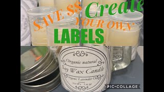 HOW TO CREATE AND PRINT LABELS  DIY  USING AVERY FREE PROGRAM [upl. by Stoll297]