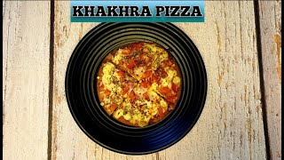 Khakhra Pizza recipe  How to make Khakhra Pizza at home shorts recipewecipeshorts khakhrapizza [upl. by Beckett887]