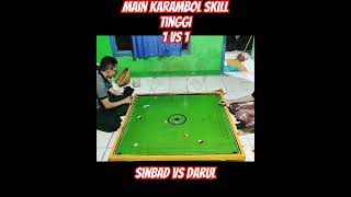 main karambol skill tinggi 1 vs 1 karambol skill carromking viralvideo fyp [upl. by Banna]