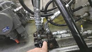 ГТС Испытания на стенде гидрораспределителя Testing hydraulic pumps 165311 [upl. by Prasad616]