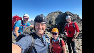 Quick video chatting about their ascent of the Inaccessible Pinnacle  Inn Pinn for short [upl. by Hartmann398]