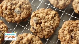 Chewy Oatmeal Raisin Cookies  Everyday Food with Sarah Carey [upl. by Anneliese118]