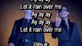 Pitbull ft Marc Anthony Rain over me official lyrics on screen and description [upl. by Decrem]