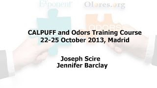 CALPUFF and Odours Training Course  2225 October 2013 in Madrid [upl. by Gnek260]