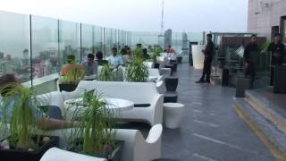 Sunset view from AER roof top bar  Four Seasons Mumbai [upl. by Irret642]