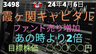 霞ヶ関キャピタル 目標価格 あの時より2倍になりましたね。 [upl. by Dixil]