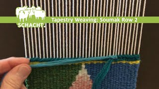 Tapestry Weaving Soumak Row 2 [upl. by Brade]