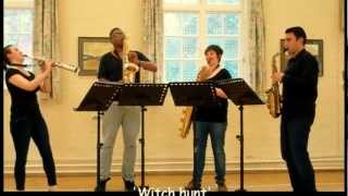 Witch Hunt  saxophone quartet music [upl. by Petula18]