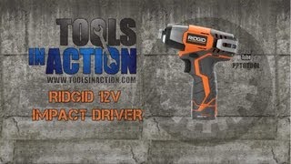 RIDGID 12V LithiumIon Impact Driver R82237K [upl. by Sprague912]