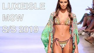 LUXEISLE  SWIMWEAR 2019  MIAMI FASHION SHOW  EXCLUSIVE [upl. by Murrell]