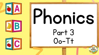 ABC Interactive Phonics for Kindergarten l Phonic Sounds OoTt l Phonics Adventure A to Z [upl. by Iloj856]