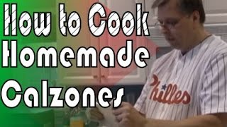 Homemade Calzones How to Cook Calzones  Quick and Easy Recipe with Homemade Ingredients [upl. by Matias851]