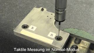 TaktileMessung mit Mitutoyo Koordinatenmessmaschine KMG Crysta Apex C 9166 [upl. by Maribelle]