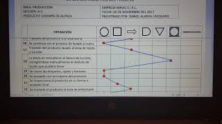 Diagrama Analítico del Proceso [upl. by Nilatak]