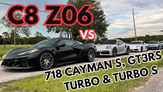 EP 10 C8 Z06 Takes on the Porsche 911 Turbo S Drag Race Battle [upl. by Artap713]