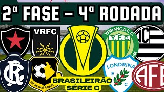 PRÓXIMOS JOGOS DA SÉRIE C 4ª RODADA DA 2ª FASE 2109 A 2309 [upl. by Martella]