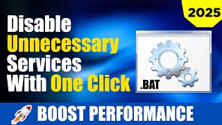 Disable Unnecessary Windows Services for Faster Gaming and PC Performance [upl. by Ximena]