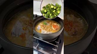 This okra soup recipe is world class👌shortsafrica septdailyshorts quickmealprep shorts [upl. by Nediarb]