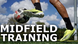 5 Training Drills For MIDFIELDERS  Five Simple Midfielder Exercises [upl. by Danby]