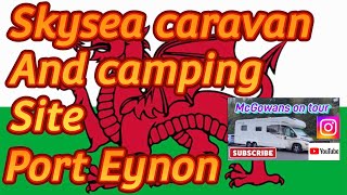 South Wales Skysea campsite Port Eynon [upl. by Einned]