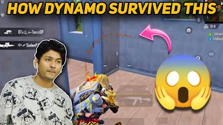 DYNAMO VS 4 SQUAD  HOW DYNAMO SURVIVED CONQUEROR BGMI [upl. by Sacram]