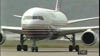 Arriving into Ibiza  Britannia Airways  Aircraft Landing  This Week  1989 [upl. by Dwain]