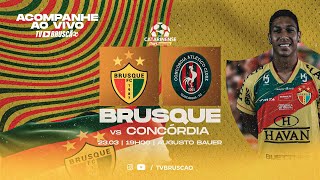 BRUSQUE X CONCÃ“RDIA  QUARTAS DE FINAIS CAMPEONATO CATARINENSE 2023 [upl. by Natan]