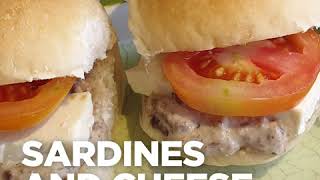 Sardines and Cheese Sandwich  Home Foodie Madalicious [upl. by Eduam418]