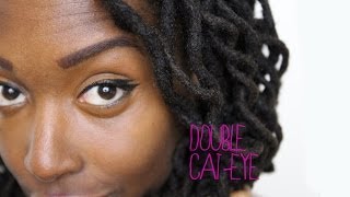 Double CatEye Eyeliner Tutorial [upl. by Fabio699]