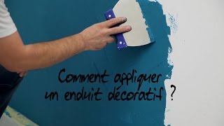 Comment appliquer un enduit décoratif [upl. by Cyrillus]