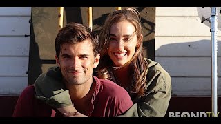 Reallife husband and wife Lauren and Josh Swickard star in quotA California Christmasquot [upl. by Eecak2]