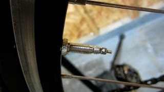 How To Fix A Leaky Tire Presta Valve Stem Valve Core Bike Blogger [upl. by Ydasahc]