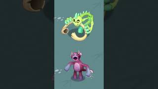 Thrumble Vs Uuduk  Bone Island My Singing Monsters [upl. by Erreid245]