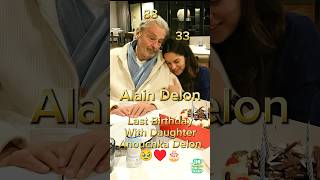 Alain Delon Last Birthday With Daughter Anouchka Delon alaindelon antesedepois beforeandafter [upl. by Radmen880]