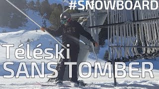 Comment prendre un téléski en snowboard SANS TOMBER [upl. by Leontyne]