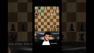 Steinheuler vs Blackburne 1863 Qg1 chess shorts [upl. by Nelluc984]