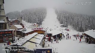 Pamporovo webcam live by BulgariaHotelscom [upl. by Eronaele]