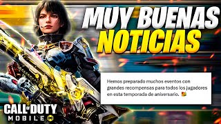 MUY BUENAS NOTICIAS para la GLOBAL de COD MOBILE en el ANIVERSARIO  ACTUALIZACIÓN TEMPORADA 10 [upl. by Gotcher]