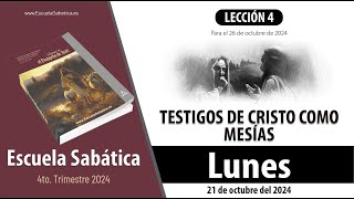 Escuela Sabática  Lunes 21 de octubre del 2024  Lección Alumnos [upl. by Malkah753]