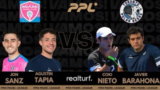 Highlights Sanz  Tapia 🆚 Coki  Barahona PPL 2024 [upl. by Aneet782]