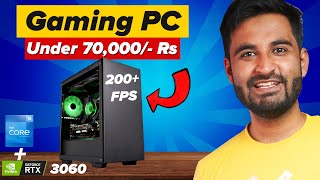 We Just Built The Ultimate Gaming PC Under 70000 Rs  Core i5  RTX 3060 [upl. by Ayekim]