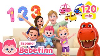 2 horas con Bebefinn  Tiburón Bebé Johny Johny  más  Canciones Infantiles  Bebefinn en español [upl. by Omari]