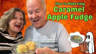 Caramel Apple Fudge  How To Make Caramel Apple Fudge  Learn From Our Mistake  Easy Fudge Recipe [upl. by Aiblis808]