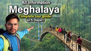 Complete Travel Guide Meghalaya 2023  Meghalaya Tourist Places  All Information anilkumarvlog [upl. by Burnaby599]