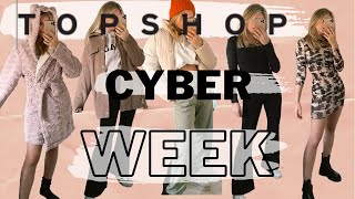 Topshop Haul  BLACK FRIDAY  CYBER WEEK  JESSICA CHELSEA [upl. by Nogaem116]