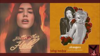 STRANGERS HOTTER THAN HELL  Halsey Dua Lipa amp Lauren Jauregui extended mashup [upl. by Selie]