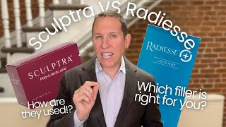 Sculptra and Radiesse What are the Differences Between these Dermal Fillers  Ask Dr Bracci [upl. by Cuhp117]